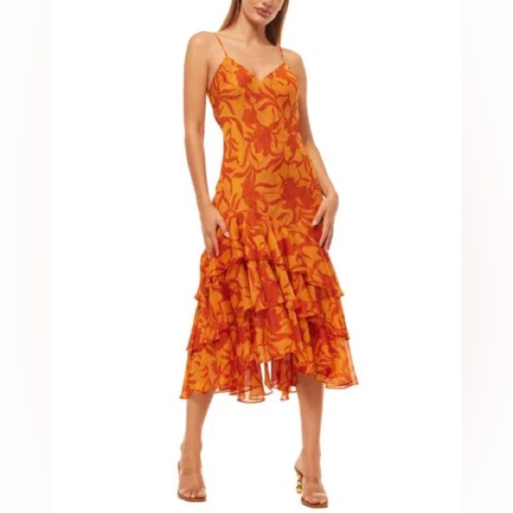 ⚡️NWT⚡️Misa Los Angeles Marissa Ruffle Dress